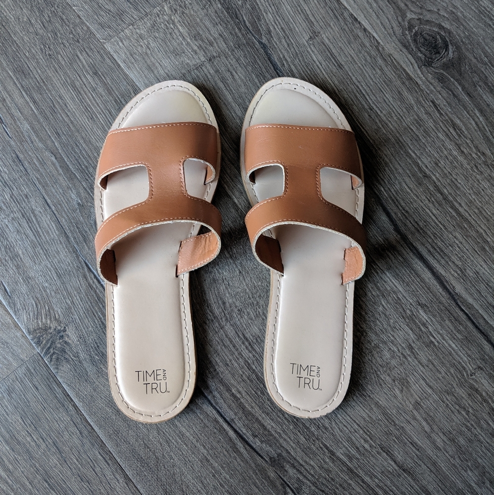 Brown Slide Sandal